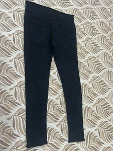 Black High Waist Jeans- New