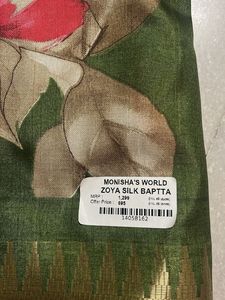Green Floral Saree