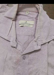 Men's Lavender Button-Down Shirt