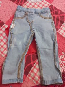 Denim Jeans Pant For Baby Girl