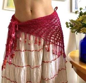 Handmade Crochet Bandanna set read description