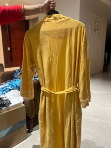 Cozy Yellow Bathrobe