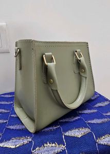 Chic Olive Green Bow Handbag