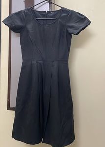 Back to school dark grey winter dress