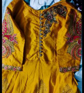 Embellished Yellow gown