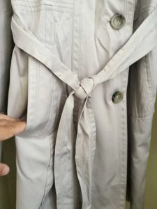 Classic Light Grey Trench Coat