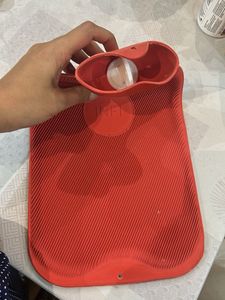 Cozy Red Hot Water Bottle