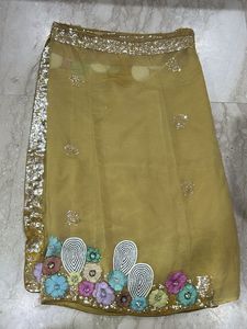 party wear sequins saree