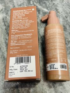 BBLUNT Tarini Instant Smooth Anti-Frizz Hair Spray