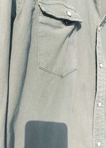 Men's Classic Olive Green Casual Shirt