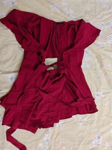 Red jumpsuit