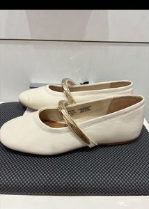 Zara cream ballet flats