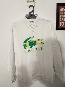 New Lacoste Slim Fit Men's White Shirt