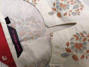 Elegant Floral Print Cotton Kurta