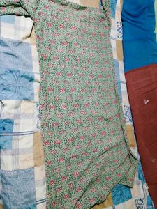 Beautiful Floral Print Anarkali Gown