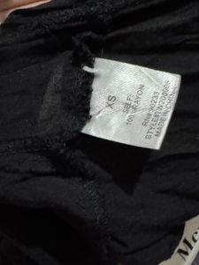 Black Ruched Bust Cami Top