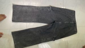 SHEIN Grey Cargo Jeans