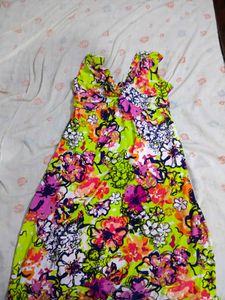 Vibrant Floral Summer Dress