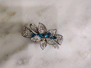 Sparkling Flower Hair Clip