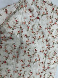 Floral Print Cotton Kurta