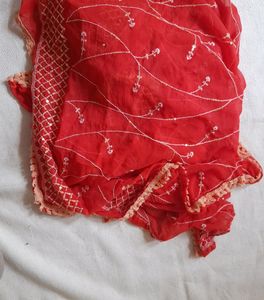 Unused Festive Wedding Duppata