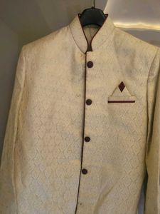 Elegant Cream Sherwani