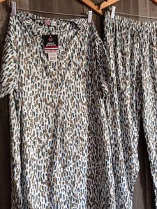 Cozy Printed co-ords set or night suit