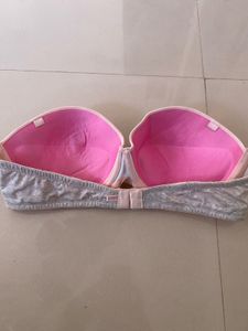 Strapless Pink Padded Bra