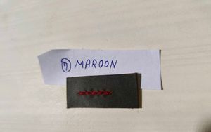 Handmade Brown Leather with Colour Sample