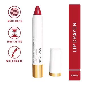 MyGlamm Perfect Curves Matte Lip Crayon-Pack Of 7