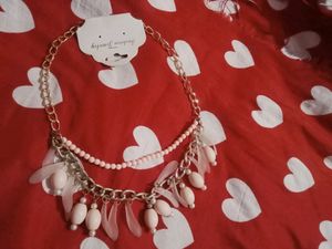Pink Necklace 🌹