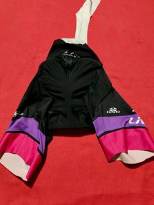 Women's Cycling Bib Shorts | Black/Purple/Pink
