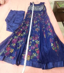 Stunning Floral Print Anarkali Gown✨