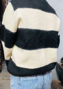 Black &amp; White Sweater