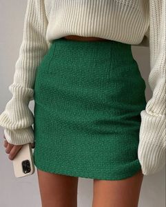 Green Woolen skirt