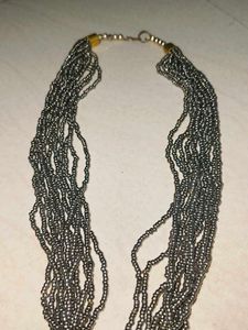 Statement Necklace with Round Pendant