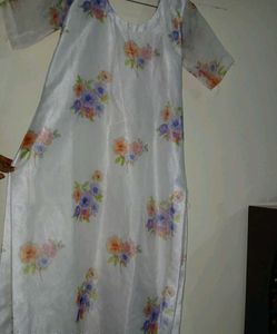 Floral Print Kurta
