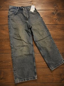 H&M NEW Baggy Wash Denim Jeans