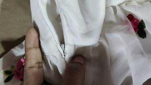 a beautiful white dress