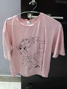 Cute Pink Panther Graphic Tee