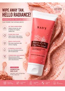 SAYY Moroccan De-tan Clay Face Wash