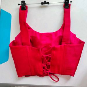 Red fish cut Lehenga Choli Set
