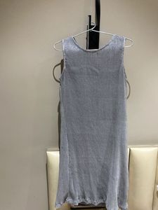 Sparkly Silver Sleeveless Dress