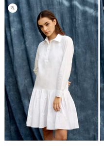 Chic White Shirt Dress