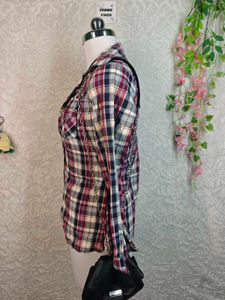 Y2K Aesthetic trending Classic Plaid shirt