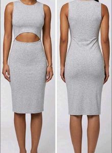 The Essential Cutout Midi Dress