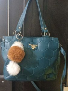 Stylish Teal Handbag