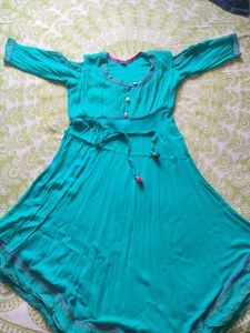 Elegant Teal Kurta Set