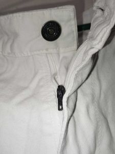 Classic White Denim Shorts