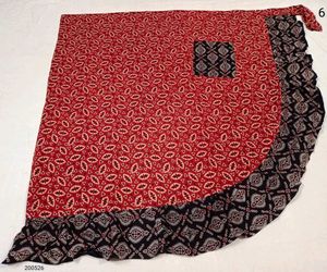 Ajrakh wrap around skirt/ Wrapper